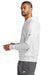 Nike NKDR1499 Mens Club Fleece Hooded Sweatshirt Hoodie w/ Pouch Pocket White Model Side