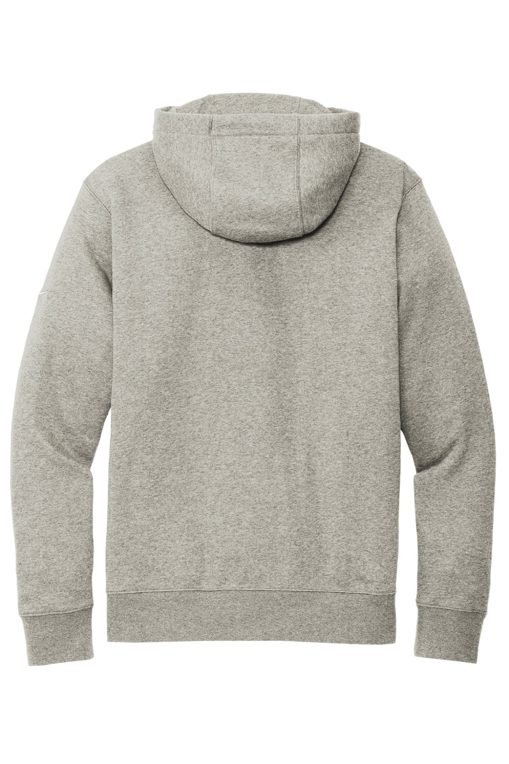 Nike NKDR1513 Mens Club Fleece Full Zip Hooded Sweatshirt Hoodie w/ Pockets Heather Dark Grey Flat Back