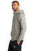 Nike NKDR1513 Mens Club Fleece Full Zip Hooded Sweatshirt Hoodie Heather Dark Grey Model Side