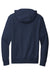 Nike NKDR1513 Mens Club Fleece Full Zip Hooded Sweatshirt Hoodie w/ Pockets Midnight Navy Blue Flat Back