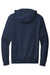 Nike NKDR1513 Mens Club Fleece Full Zip Hooded Sweatshirt Hoodie Midnight Navy Blue Flat Back