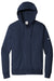 Nike NKDR1513 Mens Club Fleece Full Zip Hooded Sweatshirt Hoodie w/ Pockets Midnight Navy Blue Flat Front
