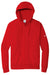 Nike NKDR1513 Mens Club Fleece Full Zip Hooded Sweatshirt Hoodie w/ Pockets University Red Flat Front