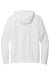 Nike NKDR1513 Mens Club Fleece Full Zip Hooded Sweatshirt Hoodie w/ Pockets White Flat Back