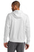 Nike NKDR1513 Mens Club Fleece Full Zip Hooded Sweatshirt Hoodie White Model Back