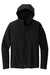 Nike NKDR1543 Mens Moisture Wicking Soft Shell Full Zip Hooded Jacket Black Flat Front