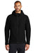 Nike NKDR1543 Mens Moisture Wicking Soft Shell Full Zip Hooded Jacket Black Model Front