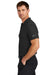 Nike NKDX6684 Mens Victory Dri-Fit Moisture Wicking Short Sleeve Polo Shirt Black Model Side