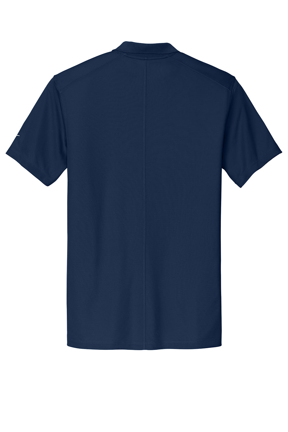 Nike NKDX6684 Mens Victory Dri-Fit Moisture Wicking Short Sleeve Polo Shirt College Navy Blue Flat Back