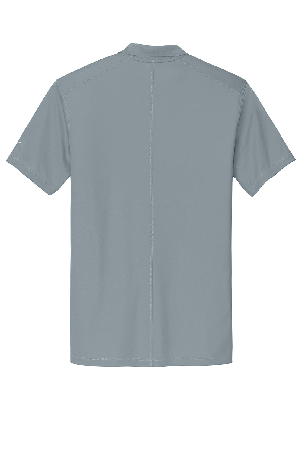 Nike NKDX6684 Mens Victory Dri-Fit Moisture Wicking Short Sleeve Polo Shirt Cool Grey Flat Back