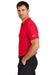 Nike NKDX6684 Mens Victory Dri-Fit Moisture Wicking Short Sleeve Polo Shirt University Red Model Side