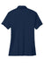 Nike NKDX6685 Womens Victory Dri-Fit Moisture Wicking Short Sleeve Polo Shirt College Navy Blue Flat Back