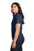 Nike NKDX6685 Womens Victory Dri-Fit Moisture Wicking Short Sleeve Polo Shirt College Navy Blue Model Side