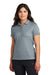 Nike NKDX6685 Womens Victory Dri-Fit Moisture Wicking Short Sleeve Polo Shirt Cool Grey Model Front