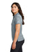Nike NKDX6685 Womens Victory Dri-Fit Moisture Wicking Short Sleeve Polo Shirt Cool Grey Model Side