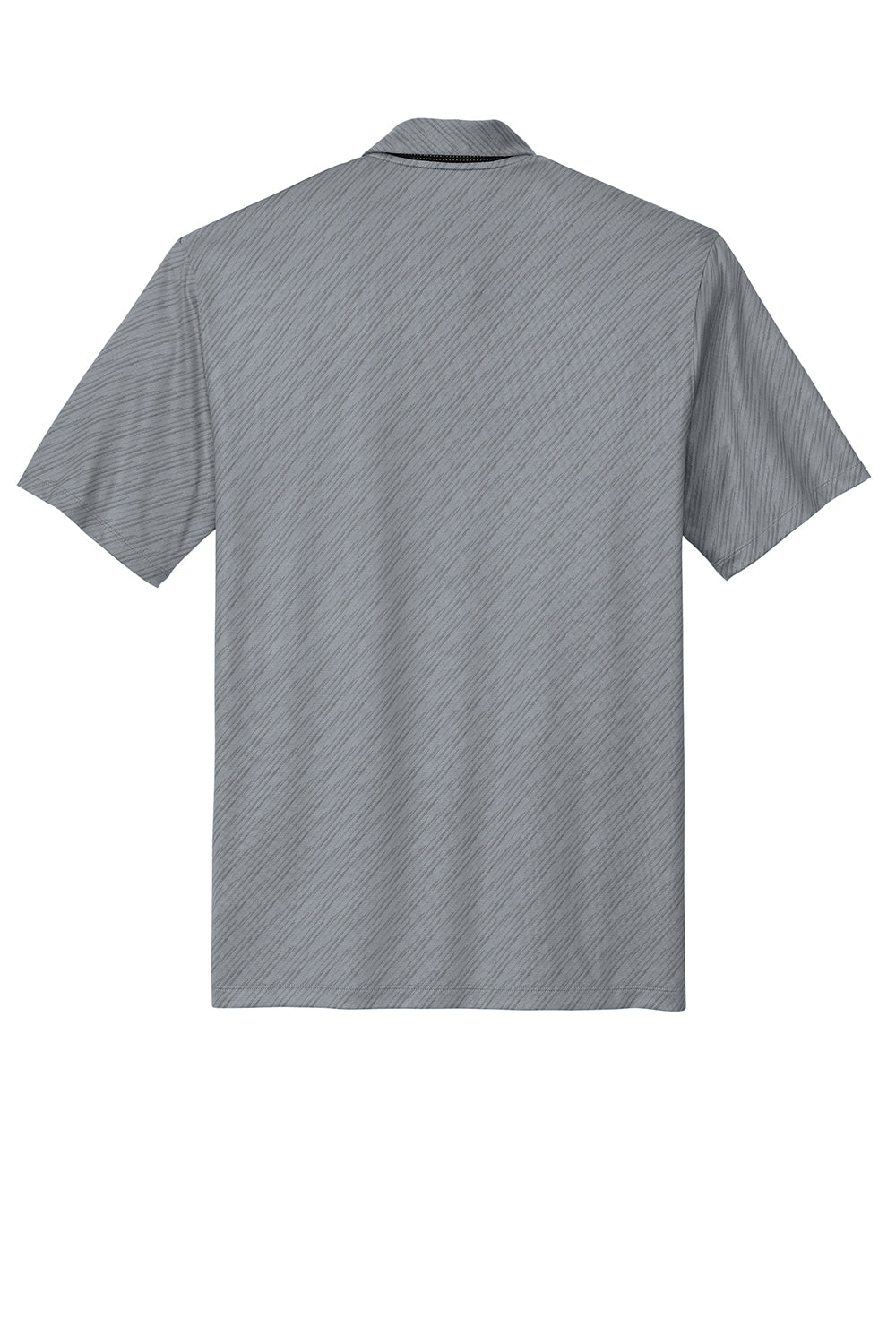 Nike NKDX6688 Mens Vapor Dash Dri-Fit Moisture Wicking Short Sleeve Polo Shirt Cool Grey Flat Back