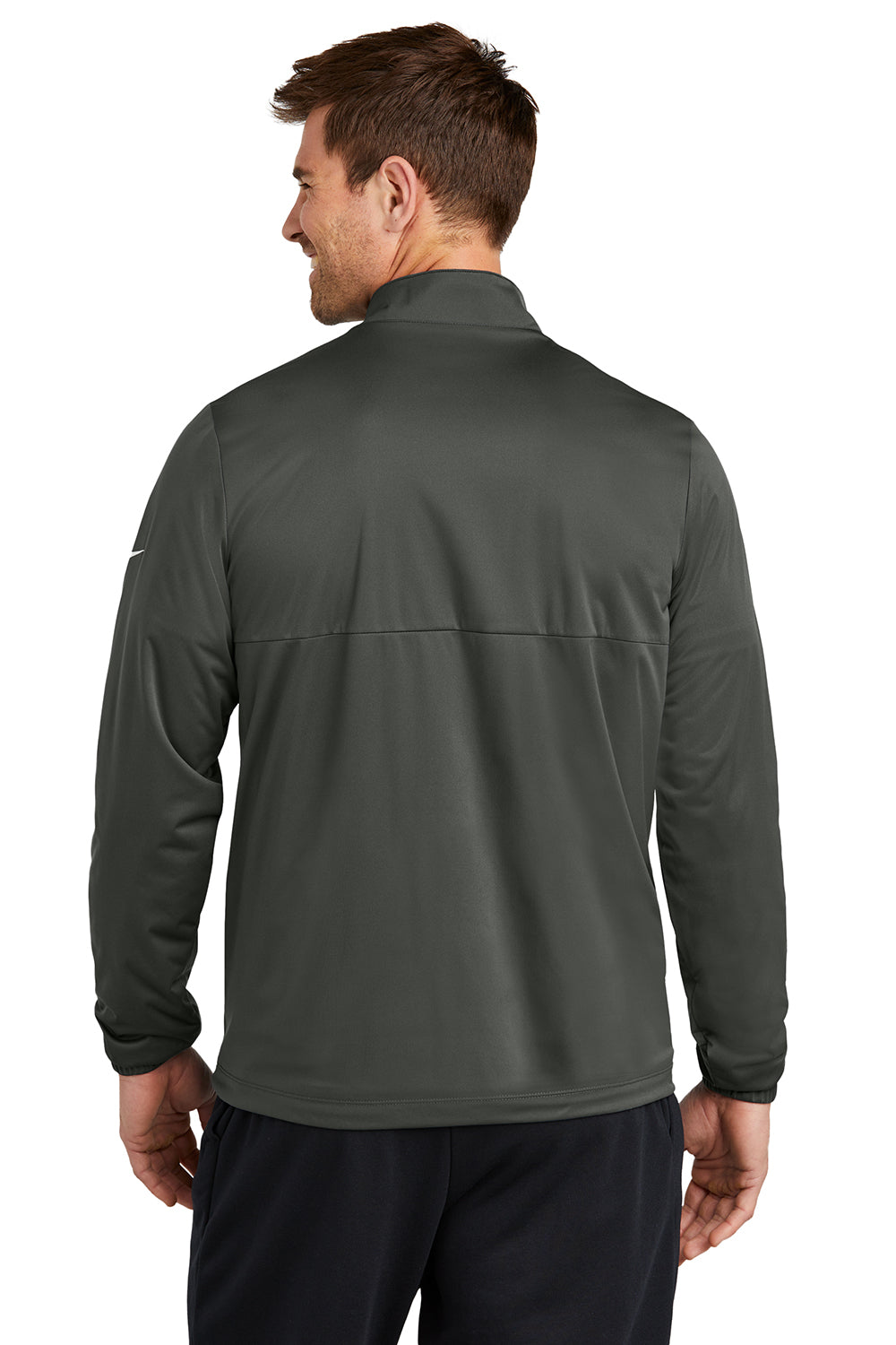 Nike NKDX6716 Mens Storm-Fit Wind & Water Resistant Full Zip Jacket Anthracite Grey Model Back
