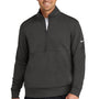 Nike Mens Club Fleece 1/4 Zip Sweatshirt w/ Pockets - Anthracite Grey