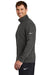 Nike NKDX6718 Mens Club Fleece 1/4 Zip Sweatshirt w/ Pockets Anthracite Grey Model Side