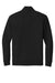 Nike NKDX6718 Mens Club Fleece 1/4 Zip Sweatshirt Black Flat Back