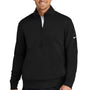 Nike Mens Club Fleece 1/4 Zip Sweatshirt w/ Pockets - Black