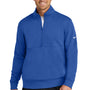Nike Mens Club Fleece 1/4 Zip Sweatshirt - Game Royal Blue