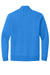 Nike NKDX6718 Mens Club Fleece 1/4 Zip Sweatshirt w/ Pockets Heather Light Royal Blue Flat Back