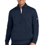 Nike Mens Club Fleece 1/4 Zip Sweatshirt - Midnight Navy Blue