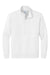 Nike NKDX6718 Mens Club Fleece 1/4 Zip Sweatshirt White Flat Front