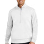 Nike Mens Club Fleece 1/4 Zip Sweatshirt - White - NEW