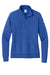 Nike NKDX6720 Womens Club Fleece 1/4 Zip Sweatshirt w/ Pouch Pocket Game Royal Blue Flat Front