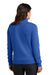 Nike NKDX6720 Womens Club Fleece 1/4 Zip Sweatshirt w/ Pouch Pocket Game Royal Blue Model Back