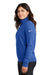 Nike NKDX6720 Womens Club Fleece 1/4 Zip Sweatshirt w/ Pouch Pocket Game Royal Blue Model Side