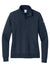 Nike NKDX6720 Womens Club Fleece 1/4 Zip Sweatshirt w/ Pouch Pocket Midnight Navy Blue Flat Front