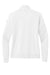 Nike NKDX6720 Womens Club Fleece 1/4 Zip Sweatshirt w/ Pouch Pocket White Flat Back