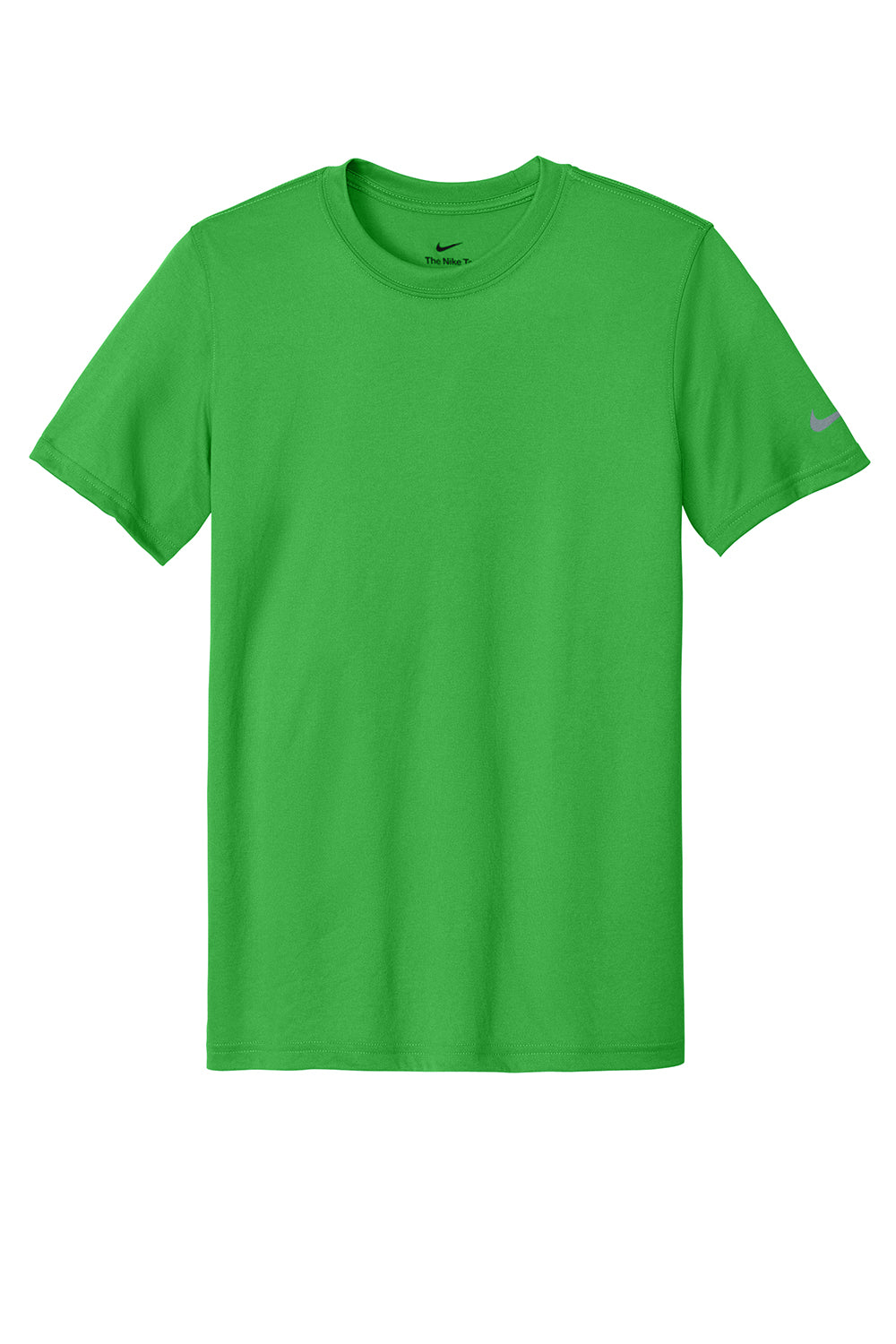 Nike NKDX8730 Mens rLegend Dri-Fit Moisture Wicking Short Sleeve Crewneck T-Shirt Apple Green Flat Front