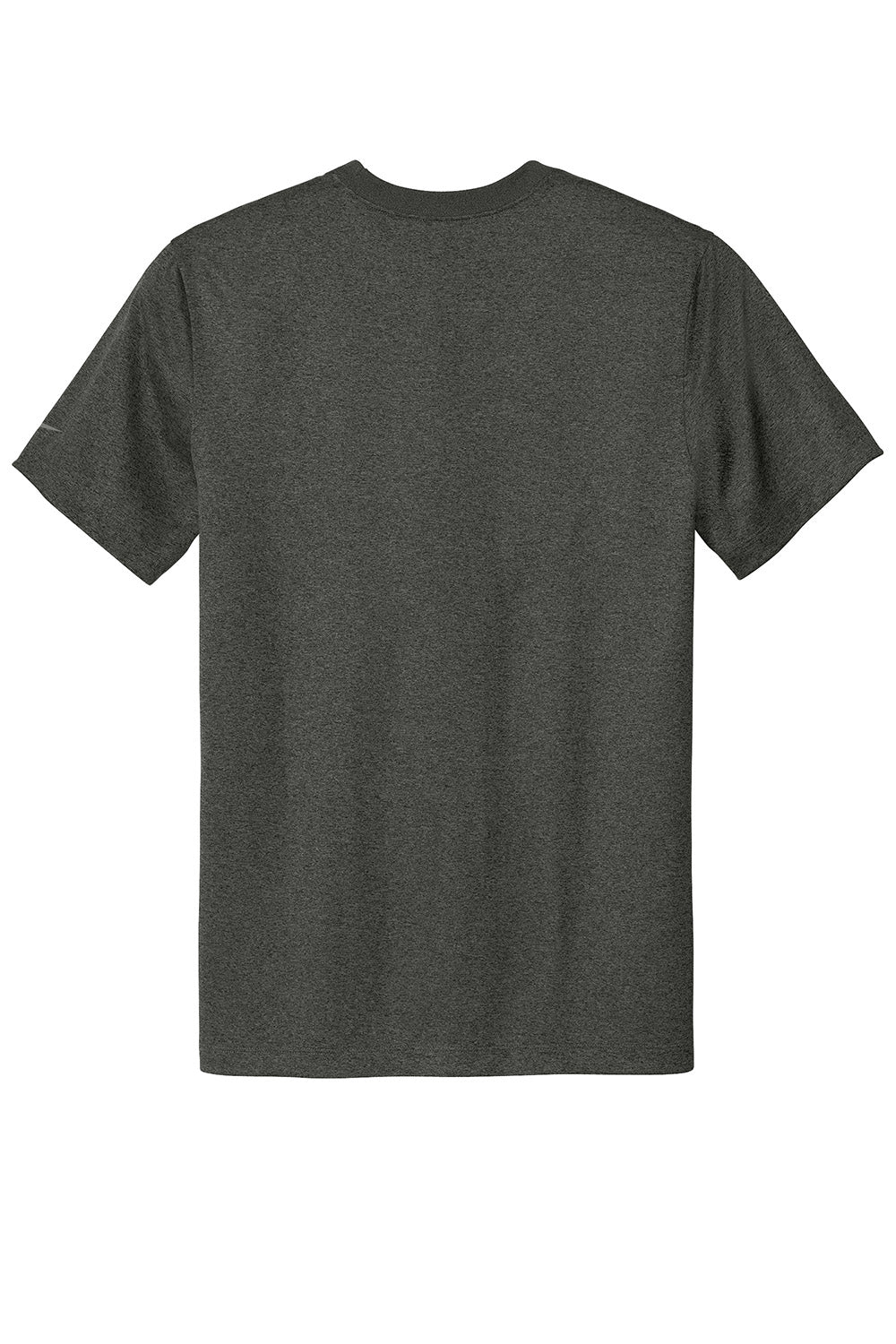 Nike NKDX8730 Mens rLegend Dri-Fit Moisture Wicking Short Sleeve Crewneck T-Shirt Heather Dark Smoke Grey Flat Back