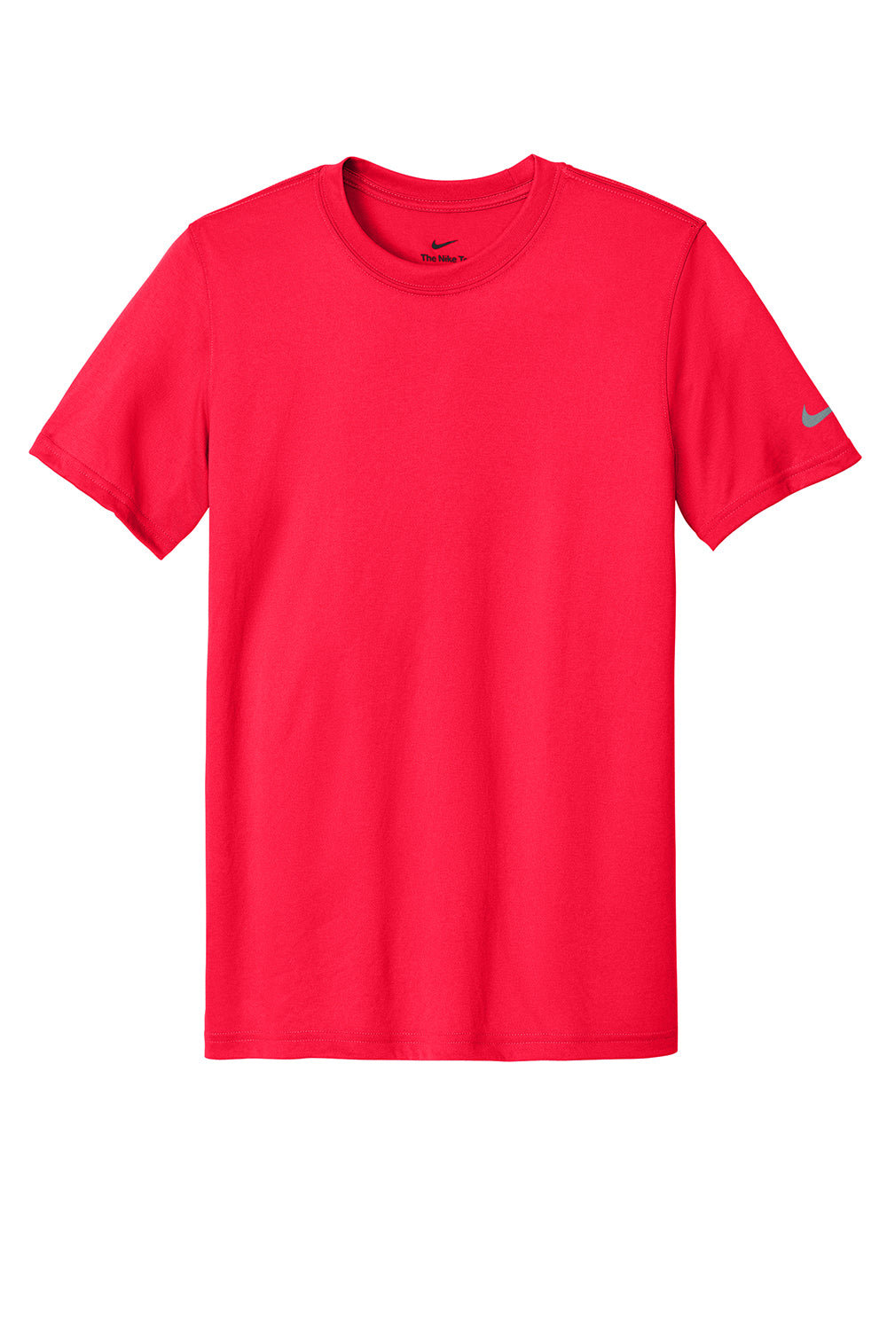 Nike NKDX8730 Mens rLegend Dri-Fit Moisture Wicking Short Sleeve Crewneck T-Shirt University Red Flat Front