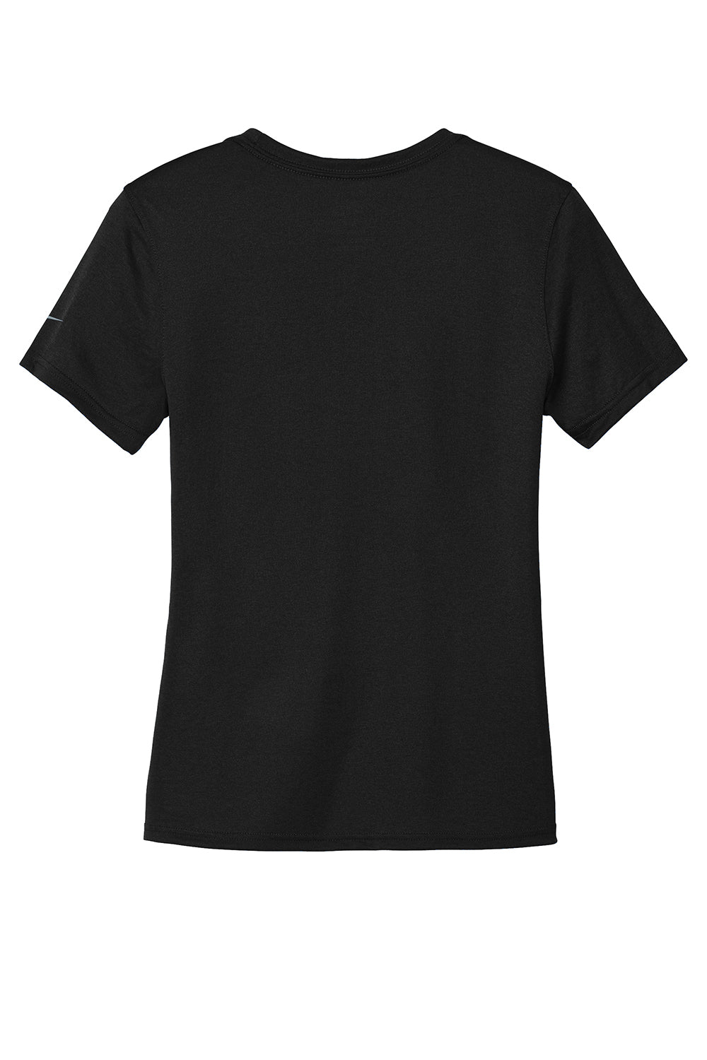 Nike NKDX8734 Womens rLegend Dri-Fit Moisture Wicking Short Sleeve Crewneck T-Shirt Black Flat Back