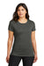 Nike NKDX8734 Womens rLegend Dri-Fit Moisture Wicking Short Sleeve Crewneck T-Shirt Heather Dark Smoke Grey Model Front
