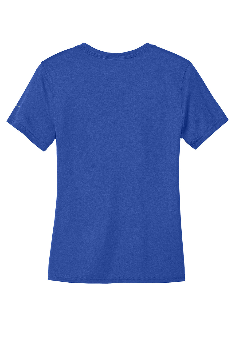Nike NKDX8734 Womens rLegend Dri-Fit Moisture Wicking Short Sleeve Crewneck T-Shirt Game Royal Blue Flat Back