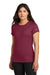 Nike NKDX8734 Womens rLegend Dri-Fit Moisture Wicking Short Sleeve Crewneck T-Shirt Team Maroon Model Front