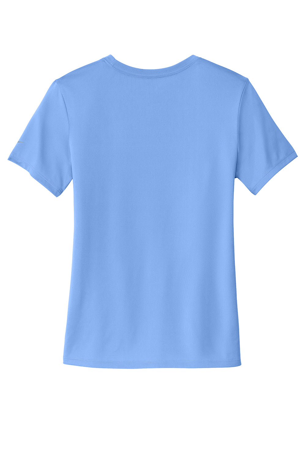 Nike NKDX8734 Womens rLegend Dri-Fit Moisture Wicking Short Sleeve Crewneck T-Shirt Valor Blue Flat Back