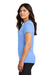 Nike NKDX8734 Womens rLegend Dri-Fit Moisture Wicking Short Sleeve Crewneck T-Shirt Valor Blue Model Side