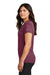 Nike NKDX8734 Womens rLegend Dri-Fit Moisture Wicking Short Sleeve Crewneck T-Shirt Deep Maroon Model Side