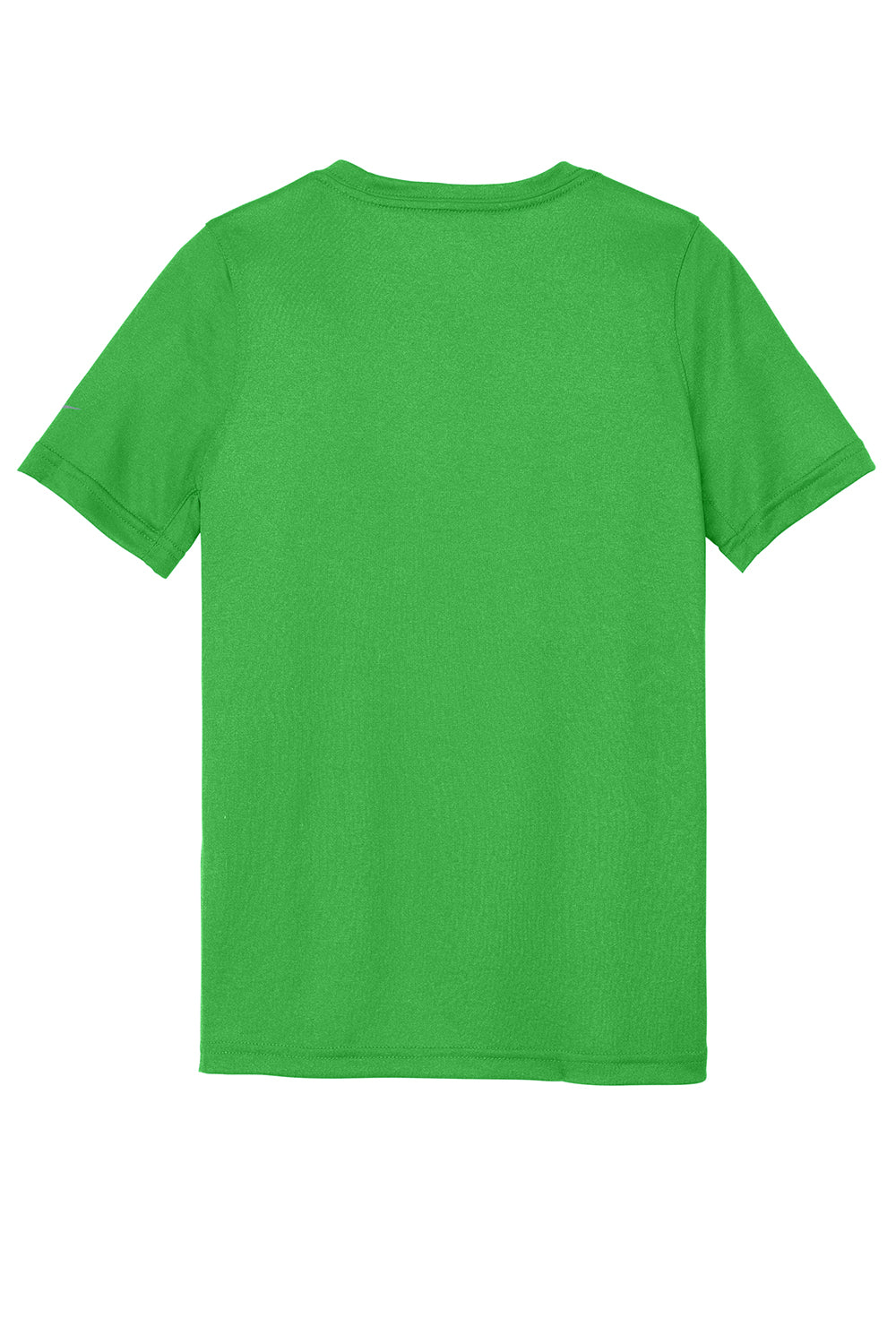 Nike NKDX8787 Youth rLegend Dri-Fit Moisture Wicking Short Sleeve Crewneck T-Shirt Apple Green Flat Back