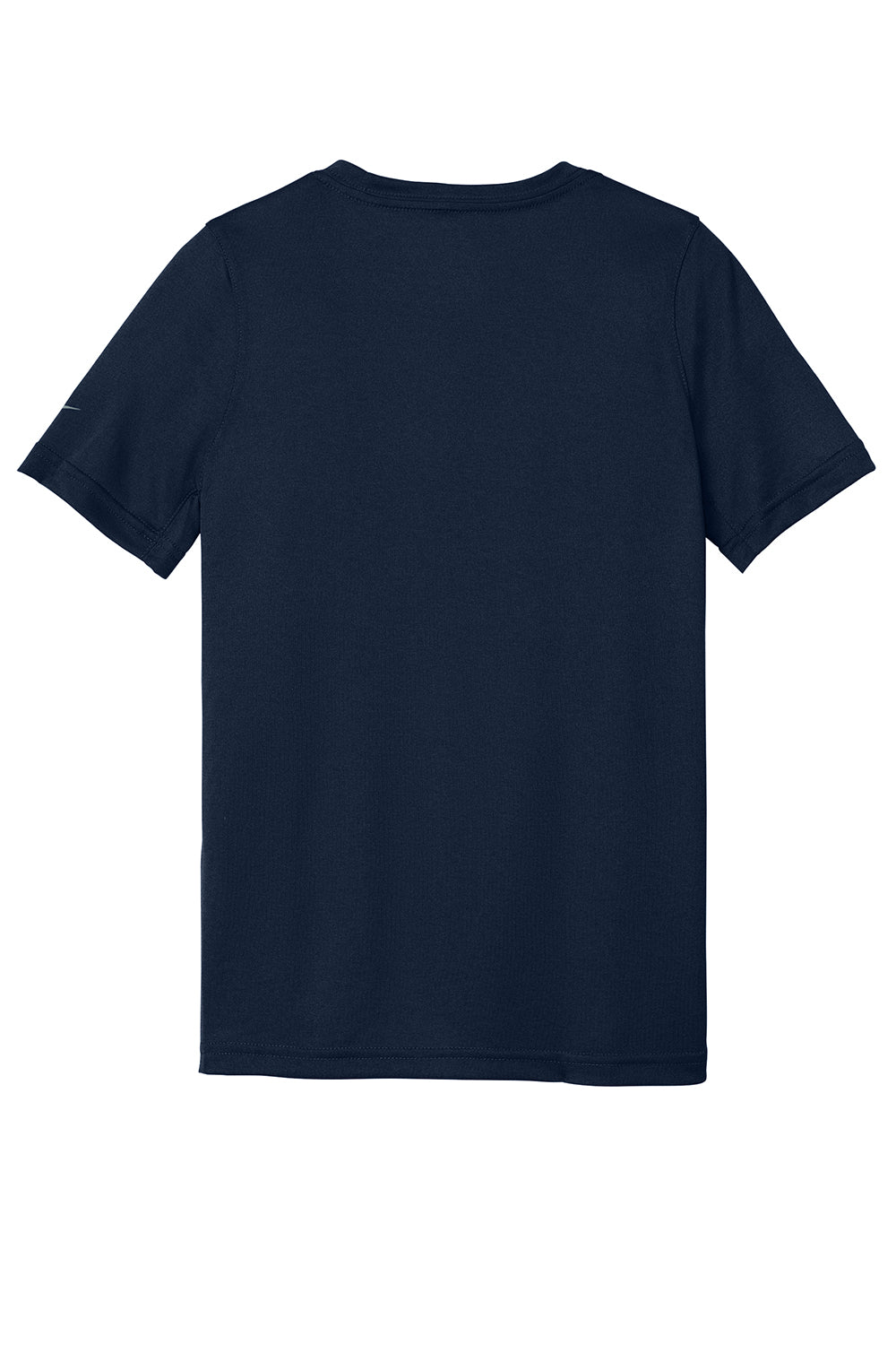 Nike NKDX8787 Youth rLegend Dri-Fit Moisture Wicking Short Sleeve Crewneck T-Shirt College Navy Blue Flat Back