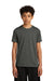 Nike NKDX8787 Youth rLegend Dri-Fit Moisture Wicking Short Sleeve Crewneck T-Shirt Heather Dark Smoke Grey Model Front