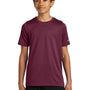 Nike Youth rLegend Dri-Fit Moisture Wicking Short Sleeve Crewneck T-Shirt - Deep Maroon