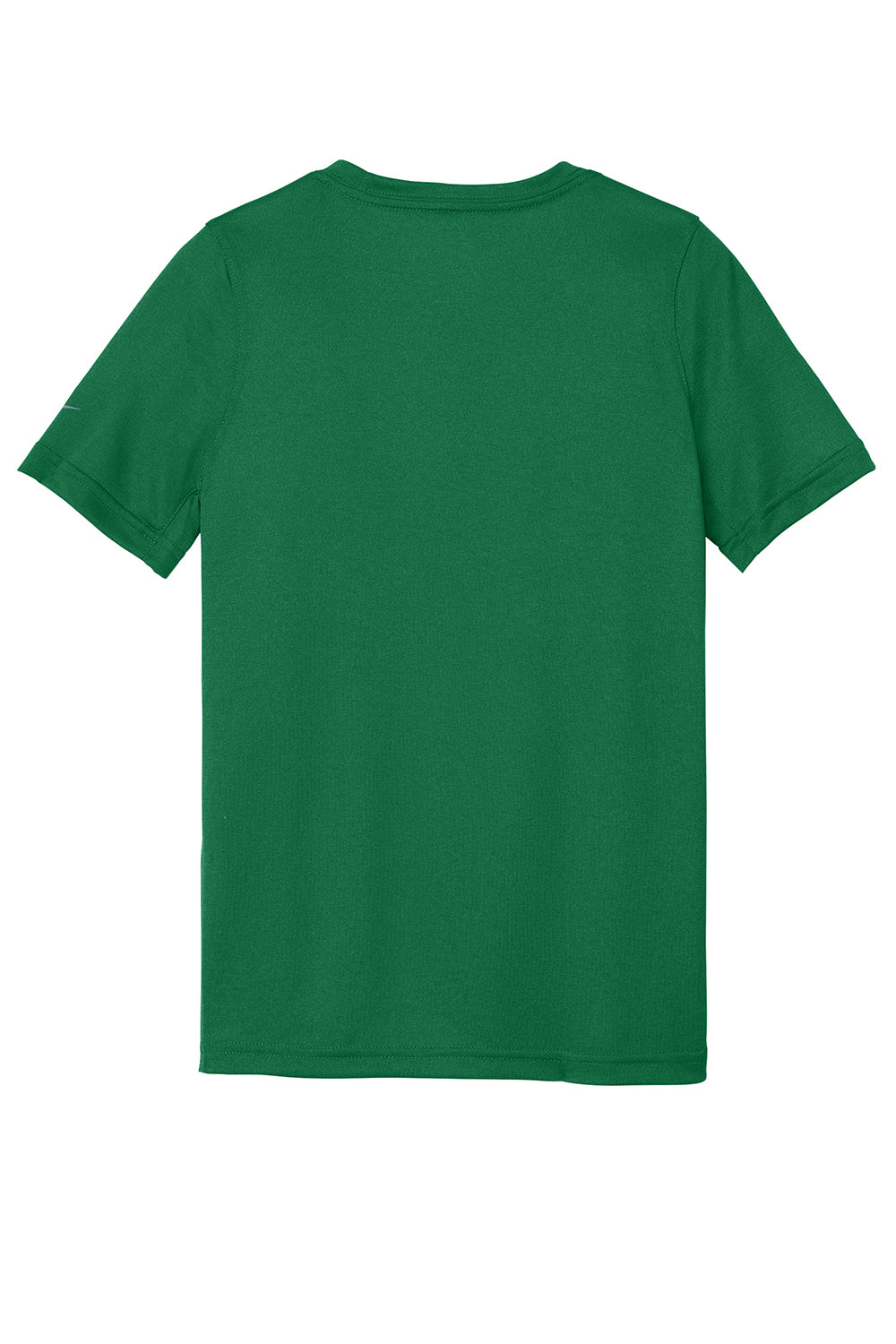 Nike NKDX8787 Youth rLegend Dri-Fit Moisture Wicking Short Sleeve Crewneck T-Shirt Gorge Green Flat Back